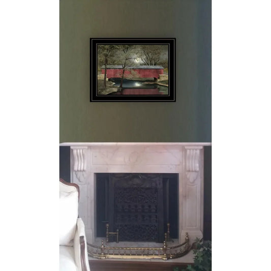 "Warm Summer's Eve" by Billy Jacobs Ready to Hang Framed Print Black Frame