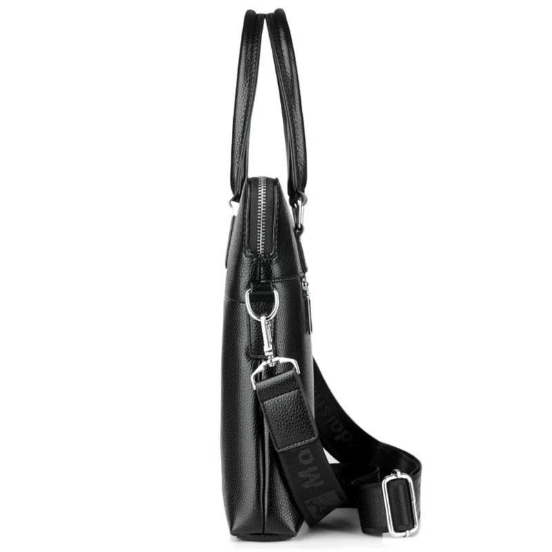 Men Leather Shoulder Bag Business For Man Famous Brand Crossbody Messenger Computer Bag Male Lawyer Luxury Handbags Bolso Hombre