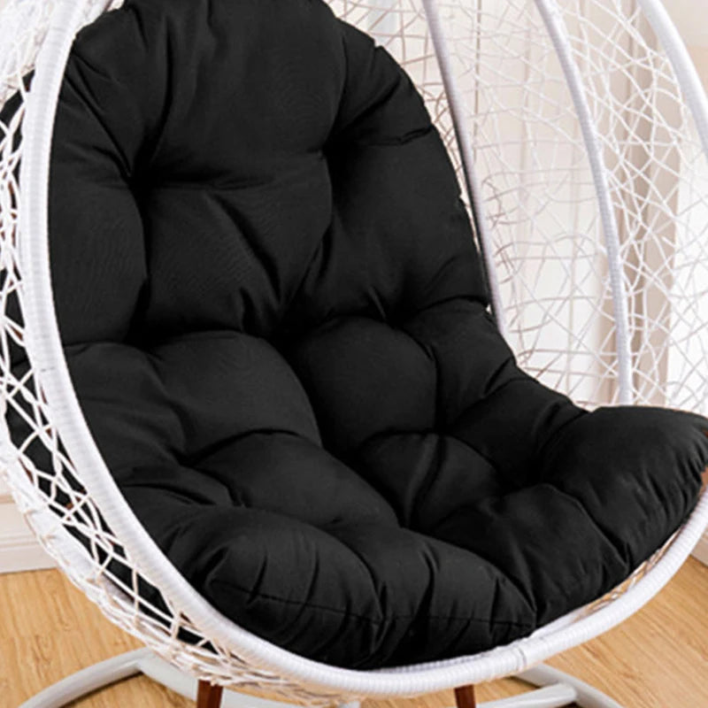 120x80cm Hanging Basket Egg Chair Cushion Outdoor Sofa Swing Chair Cushion Soft Comfy Thickened Garden Hammock Chair Seat Pads