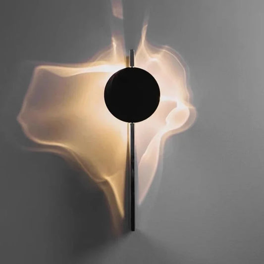 Postmodern Rotatable Creative Water Ripple Entrance Background Wall Light Bedroom Bedside Living Room Atmosphere Light