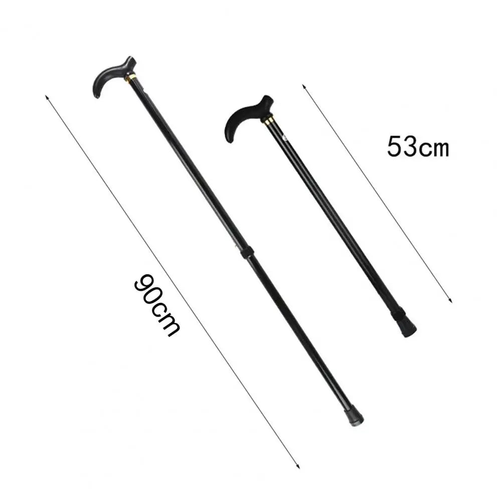 Trekking Pole Anti-skid Walking Stick Ergonomic Handle Adjustable Walking Stick for Women Men Stable Anti-skid Crutch for Hiking