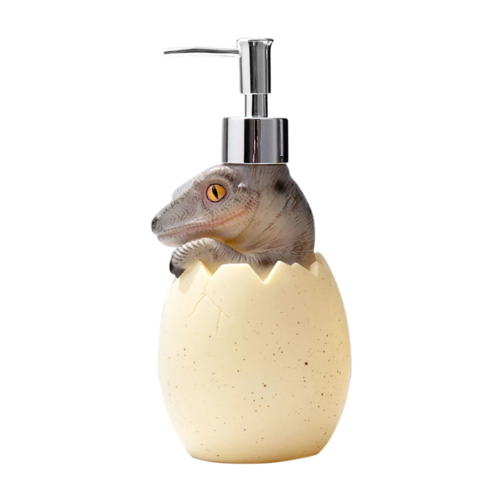 Cute Dinosaur Liquid Soap Dispensers Press Type Sub-Bottling Container Prevent Leakage Environmentally for Cosmetics Detergents