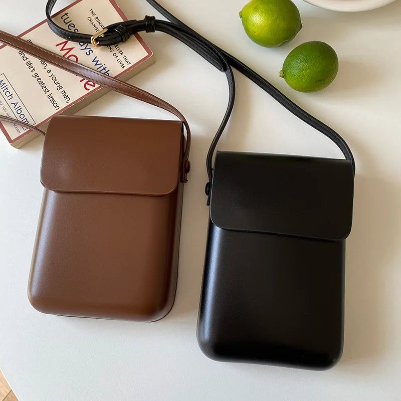 New Women Handbags Pu Leather Phone Purse Fashion Female Messenger Bag Large Capacity Crossbody Bags