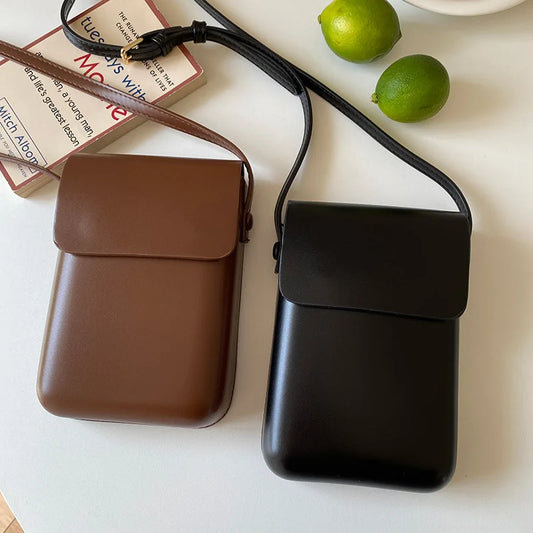 New Women Handbags Pu Leather Phone Purse Fashion Female Messenger Bag Large Capacity Crossbody Bags