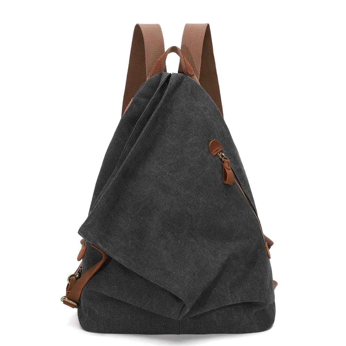 KL928 Canvas Vintage Backpack – Large Casual Daypack Outdoor Travel Rucksack Hiking Backpacks for Men Women