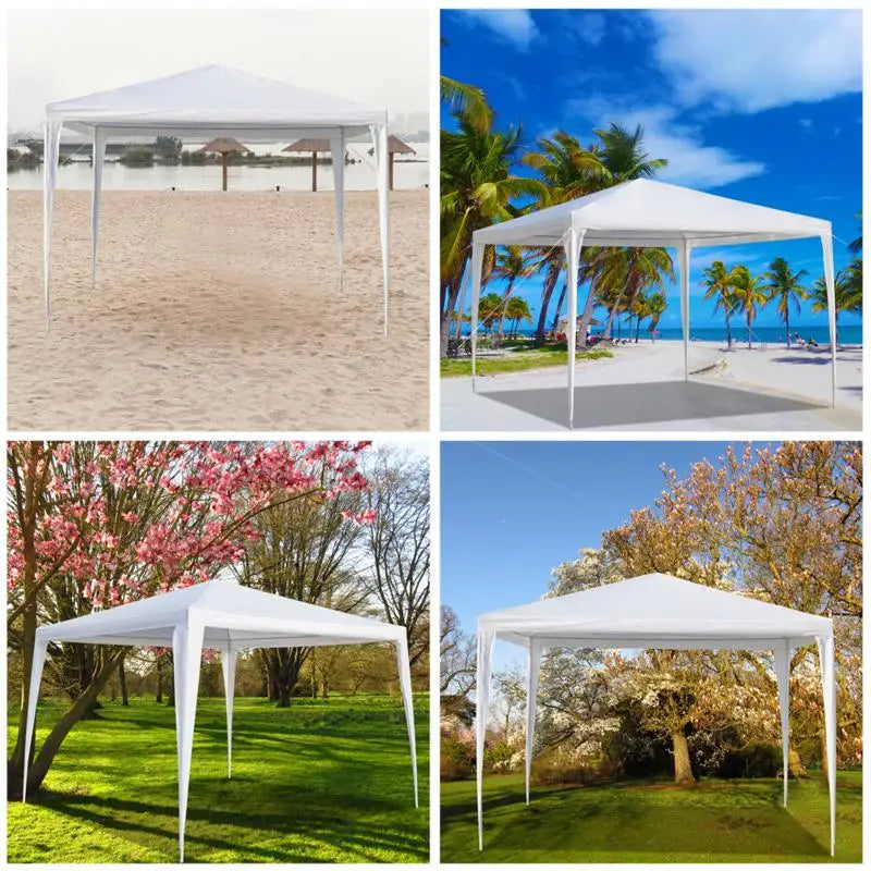 Outdoor Party Tent With Spiral Tube Non-Cloth Patio Camping Gazebo Shelter Awning Wedding BBQ Events Tent Garden Shade Supplies
