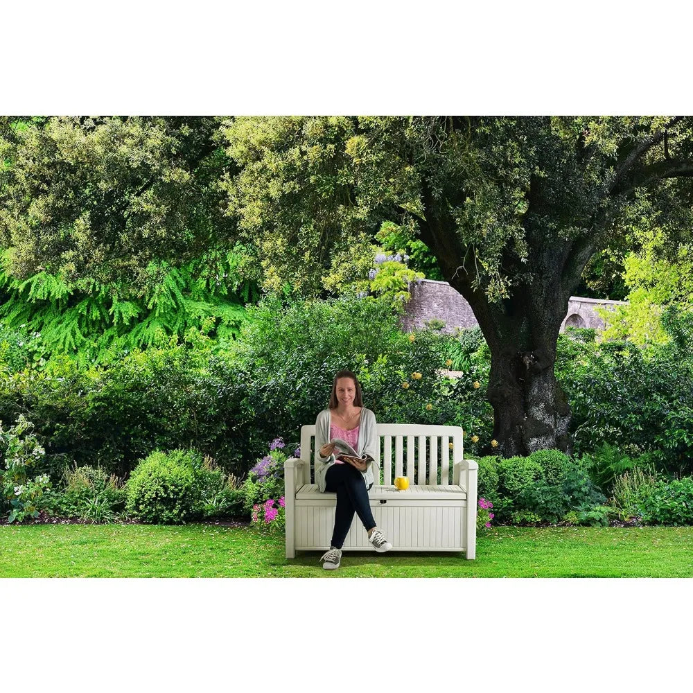 Cottage Garden and Patio Bench Trunk, 227 liters