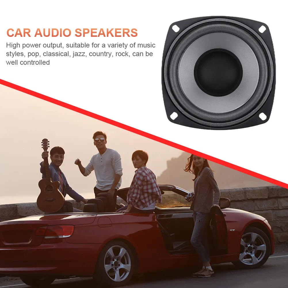 Car Speakers 4/5/6 Inch Vehicle Door Auto Audio Music Stereo Subwoofer Full Range Frequency 600W 2-Way Automotive Speakers