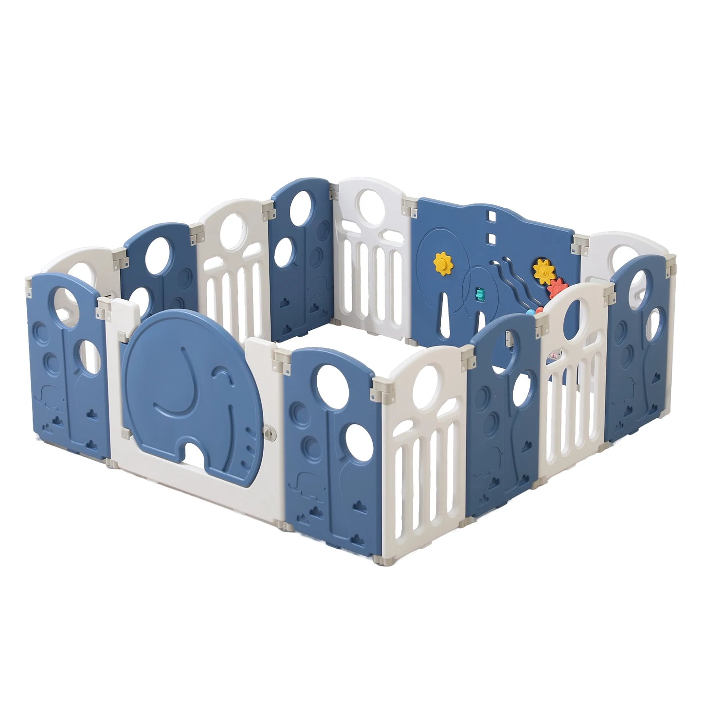 Kids and Toddlers' Playpen,Kids Activity Center Safety Play Yard for Indoor&Outdoor,Portable,Plastic