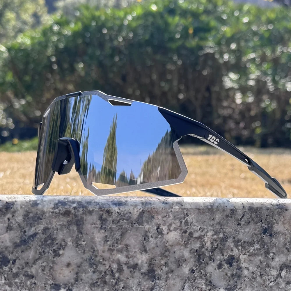 Outdoor 100 Cycling Sunglasses Men Women MTB Glasses Road Bike Cycling UV400 Goggles Bicycle Mountain Sports Hiking Eyewear