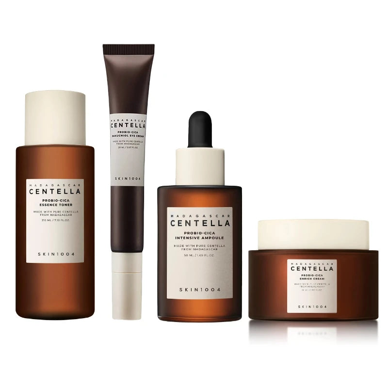 Korean Centella Probio-Cica Intensive Ampoule Toner Serum Eye Cream and Firming Moisturiser Cream Skincare Original Products Set