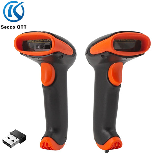 Universal handheld image 1D 2D scanner, supermarket cashier barcode scanner for inbound and outbound inventory
