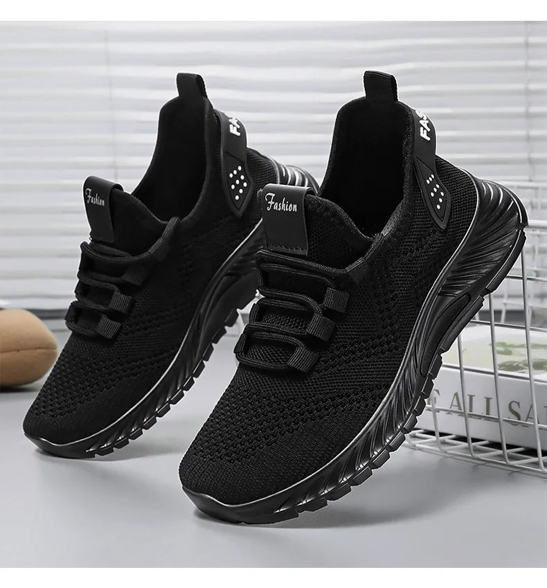 2025 Women's Shoes Summer Women's Shoes Flying woven casual shoes Comfortable breathable women's sneakers