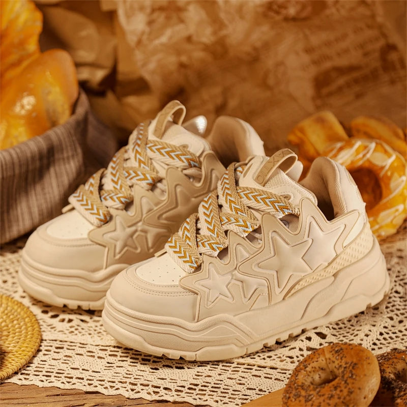 Male Board Class Footwear Autumn Casual Shoes for Mens Comfortable Anti Slip Sneakers Man Fashion Outdoor Youth Tide Bread Shoes