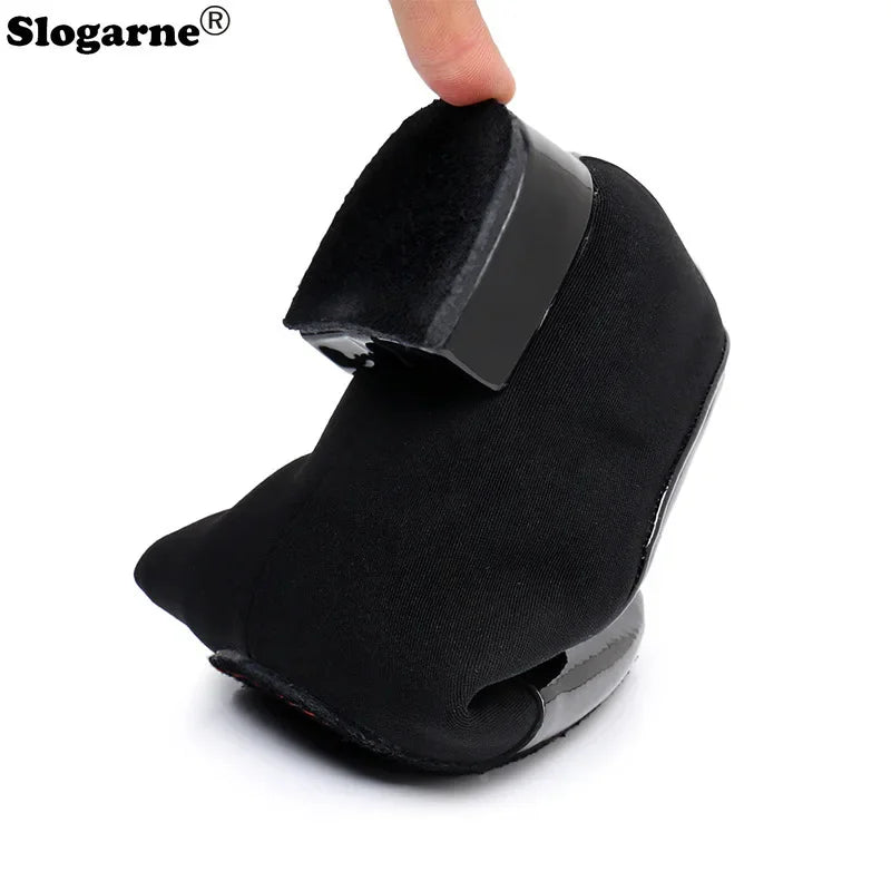 2025 Men New Modern Dance Shoes  2.5cm Heels Male Oxford Fabric Latin Shoes Breathable Soft Boys Social Ballroom Dance Footwear