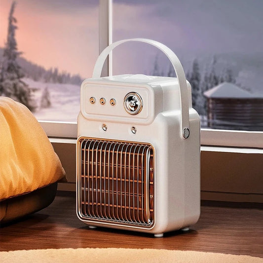 2 in 1 Desktop Electric Heater Humidifier Spray heating Fan Heater Air Humidifier Heating Warm Blower Radiator Home Office