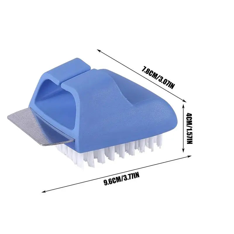 Grill Scrubber Brush Outdoor Grill Scrubber And Spatula 2-in-1 Design Cleaning Tool For Home Kitchens Camping Trips Backpacking