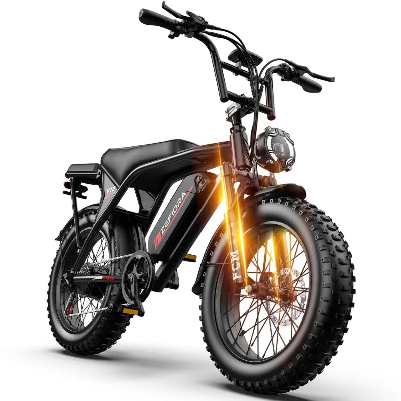 20 Inches Two Wheels Ebike,2000w 30-60miles Electric Bicycle Heavy Duty 48v,adjustable Front Brake Seat Two Wheels Electric Bike