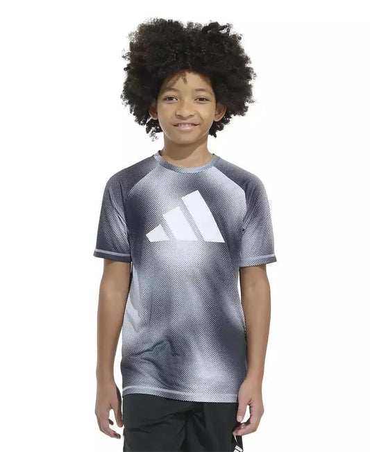 adidas | Big Boys Short Sleeve Poly Motion Gradient T-Shirt