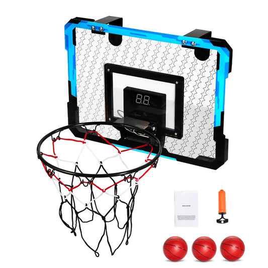 VEVOR Kids Sports Toys Basketball Balls Toy Wall Type Foldable Basketball Hoop Throw Outdoor Indoor Games for Boys Girls 3+ Gift