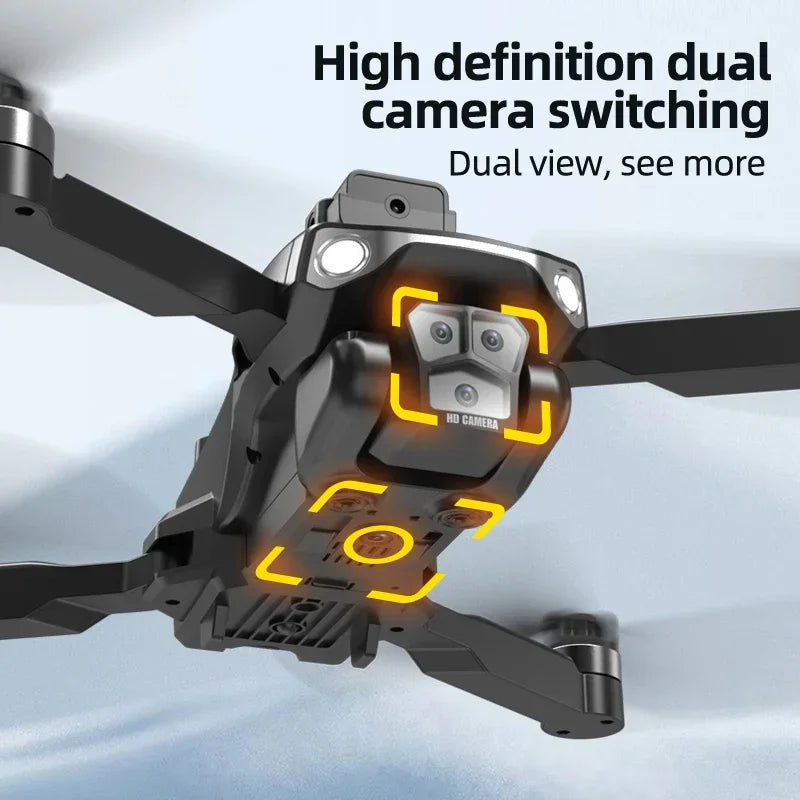 LF633 Brushless Drone 2.4G Optical Flow Dual Camera Obstacles Avoidance 4K with dual lens WIFI HD professional aerial Drone