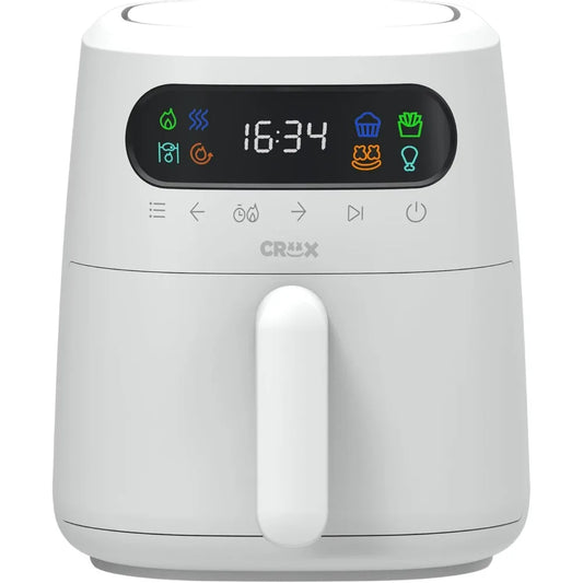 3.0 QT Digital Air Fryer, Touch Screen Temperature Control, Timer and Auto Shut-off, Fully Programmable, Silicone Cupcake Molds