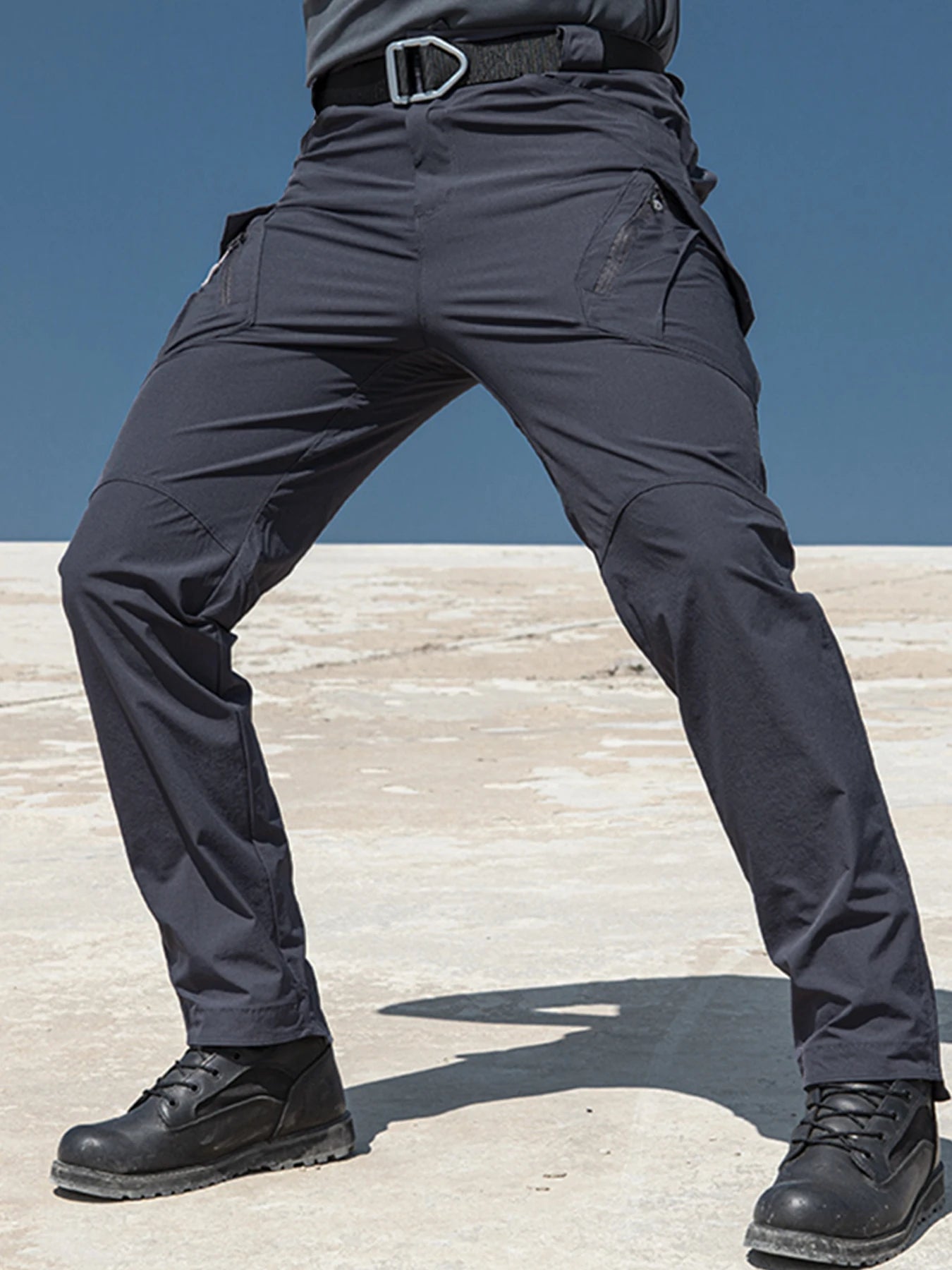 Men's Tactical Pants City Casual Cargo Trousers Waterproof Multi-pocket Wear-Resistant Outdoor Training Work Male Trousers