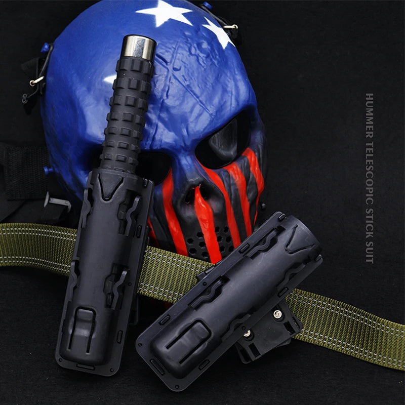 360 Degree Rotation Retractable Baton Case Holster Universal  Extensible Baton Holder Self Defense EDC Outdoor Survial Tool