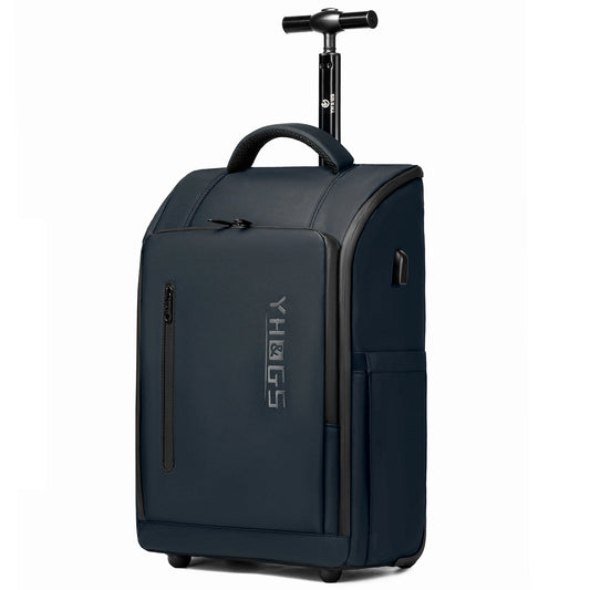 Business Rolling Backpack  with Wheels Cabin Carry on Bag Waterproof Business Travel Laptop Bags Carry on Luggage bags 18 Inch