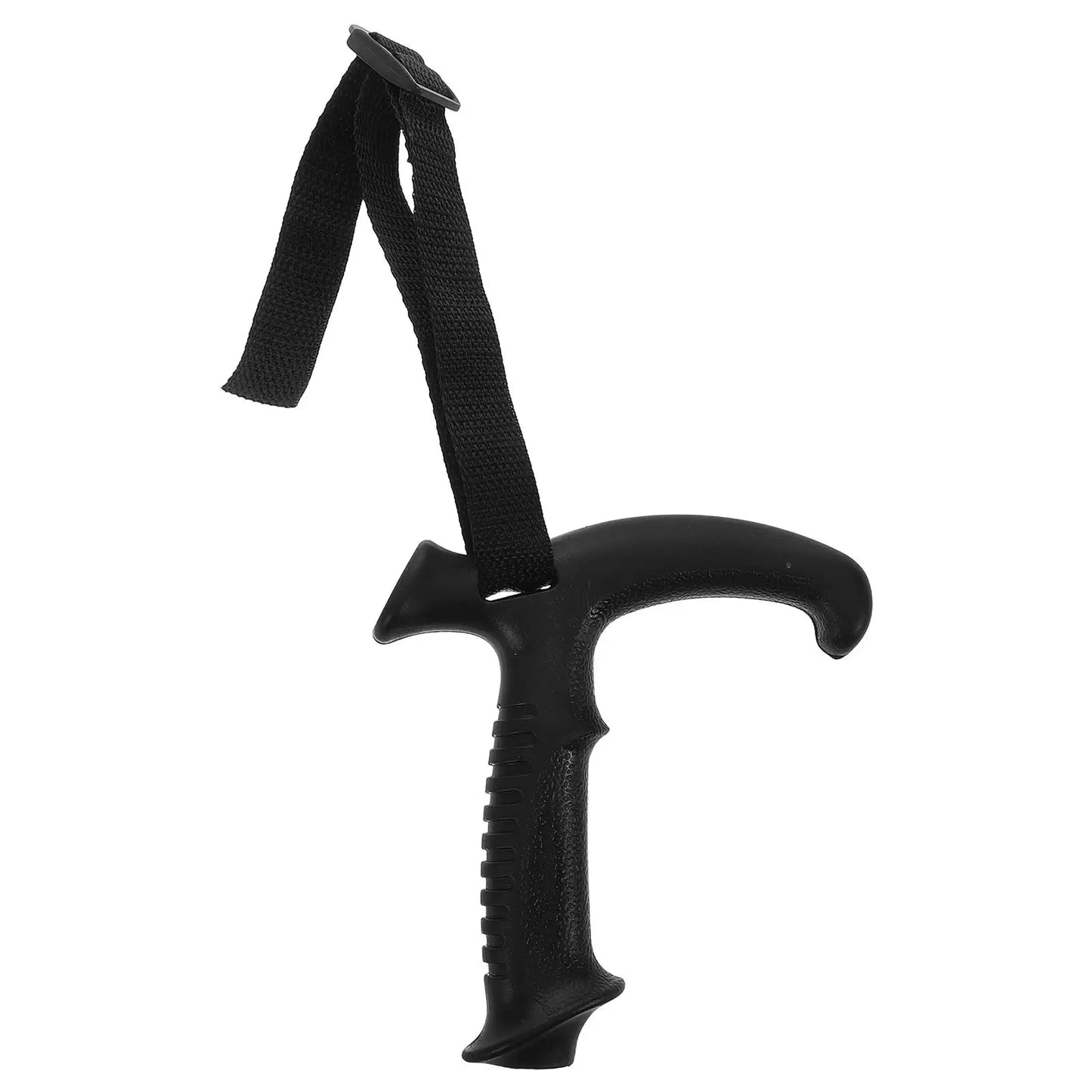 Trekking Pole Handle 1PC Black T Shaped Grip Wrist Strap 20mm Diameter Compatible Models Ergonomic Stable Support Hiking Ski