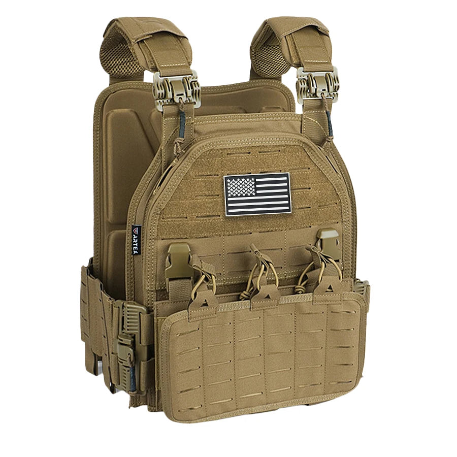 Hunting vest, outdoor auxiliary quick release vest, multifunctional, wear-resistant, breathable