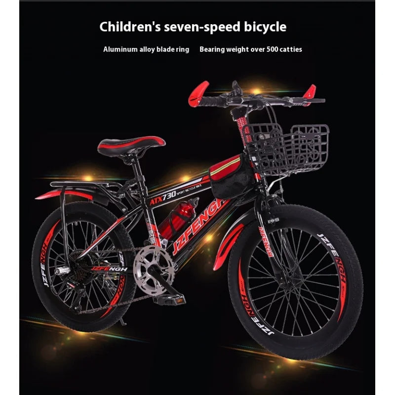 20/22Children's Mountain Bike Geared Bicycle Student Bike