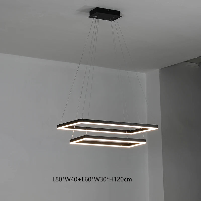 Living room pendant lamp 2024 new simple modern atmosphere hall main lamp Nordic creative designer restaurant lamp