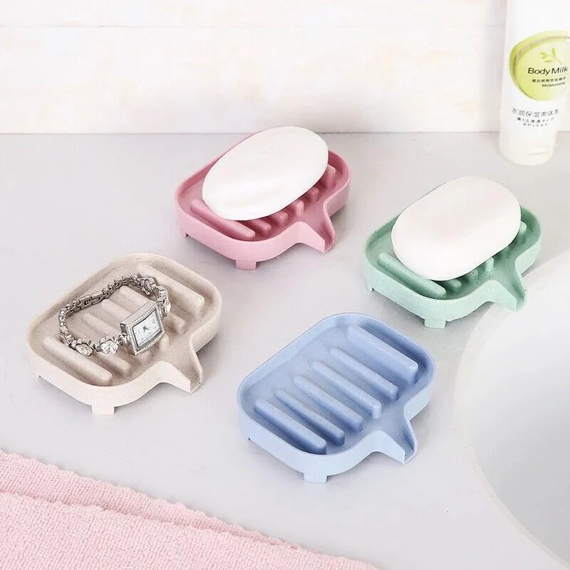Bathroom soap box, soap holder, easy to clean, anti slip storage box, draining soap box tray, keep dry, storage and organizing s