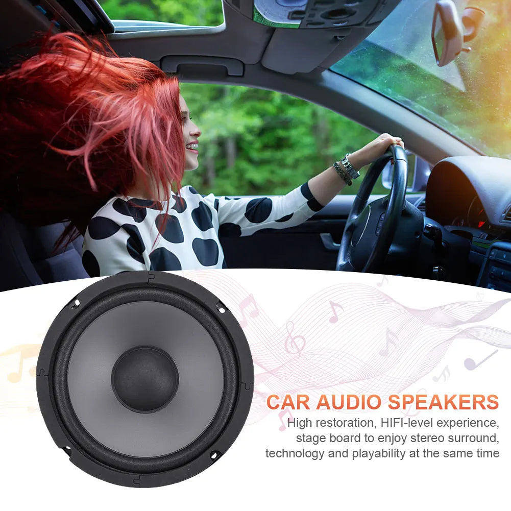 Car Speakers 4/5/6 Inch Vehicle Door Auto Audio Music Stereo Subwoofer Full Range Frequency 600W 2-Way Automotive Speakers