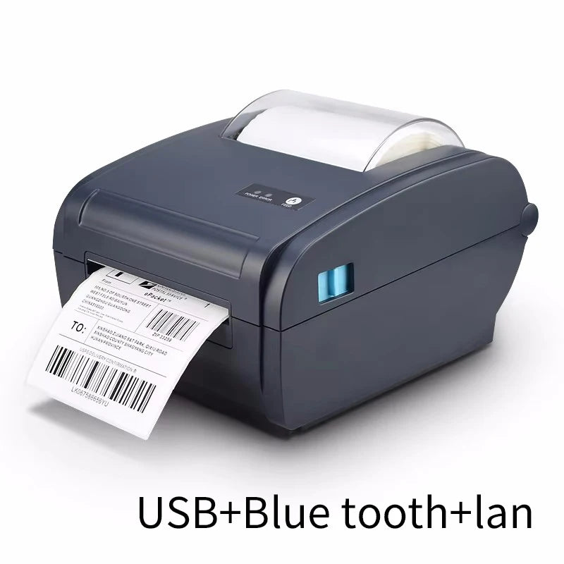 Multifunctional Thermal Printer with USB, LAN and Bluetooth Connectivity Compatible with CPCL/ESC/POS, and Featuring Low Latency