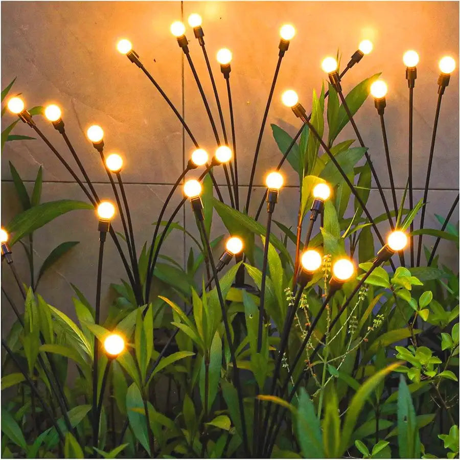 Solar Garden Lights Upgraded Solar Swaying Light, Sway by Wind, Outdoor Lights, Yard Patio Pathway Decoration, High Flexibility