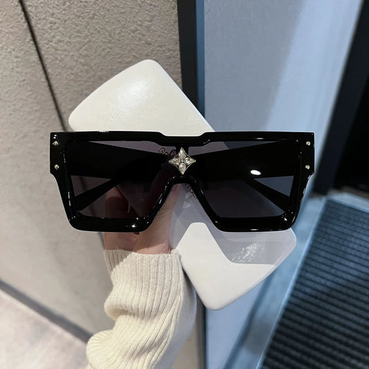 Millionaire Sunglasses For Men Vintage Square Fashion Glasses Luxury Retro Sunglasses Women Trending Punk