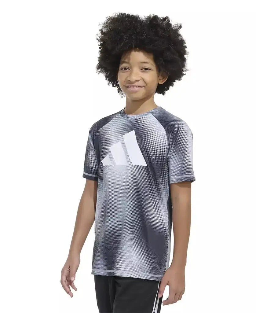 adidas | Big Boys Short Sleeve Poly Motion Gradient T-Shirt