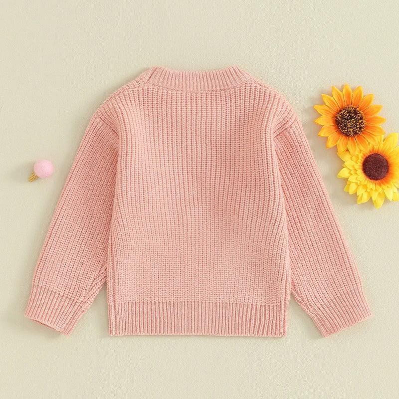 Kids Floral Embroidered Sweatshirt Girls Crew Neck Long Sleeve Pullover Toddler Casual Loose Fit Top Children s Fashion Shirt