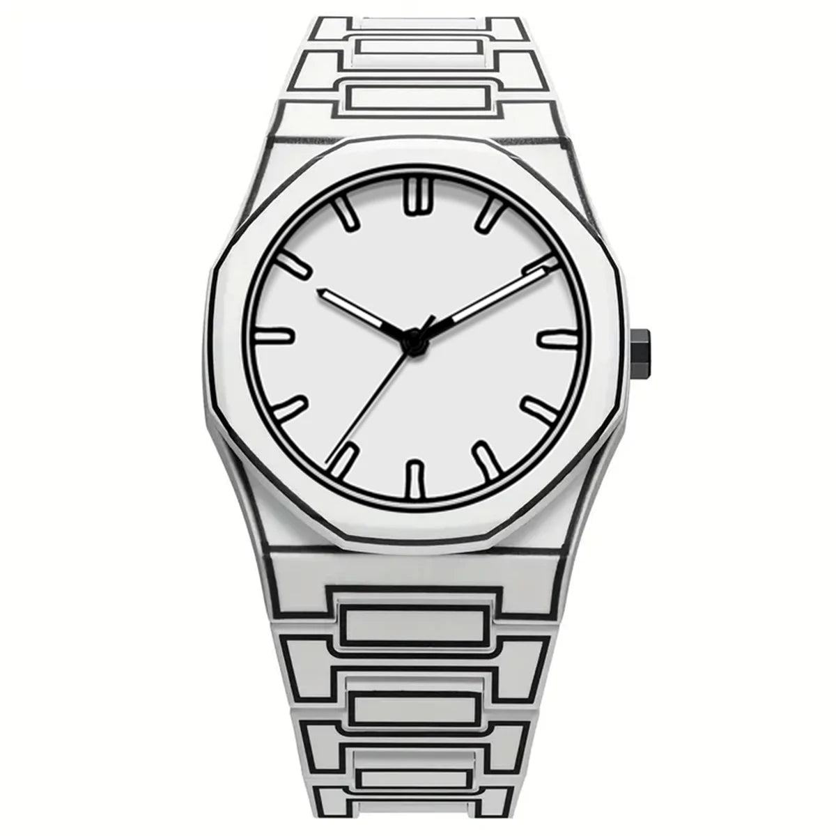 Hot Sale Silicone Comic Design Quartz Watch Classic Anime Lines Men Watches Watch Strap Sport Watches Man AAA Plastic Clock