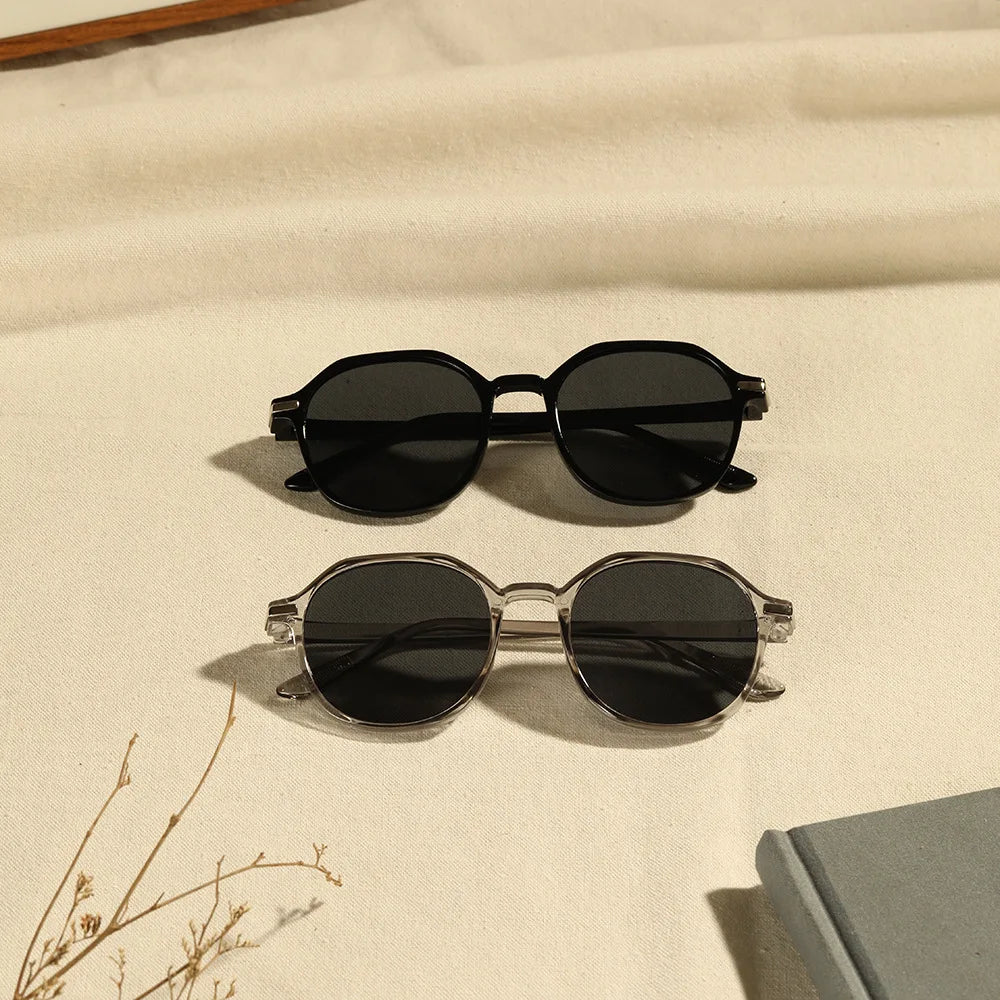 Sunglasses Women Men Irregularity Oval Fashion Outdoor Shade Retro Rice Nail Design Sun Glasses Vintage Female UV400 Glasses