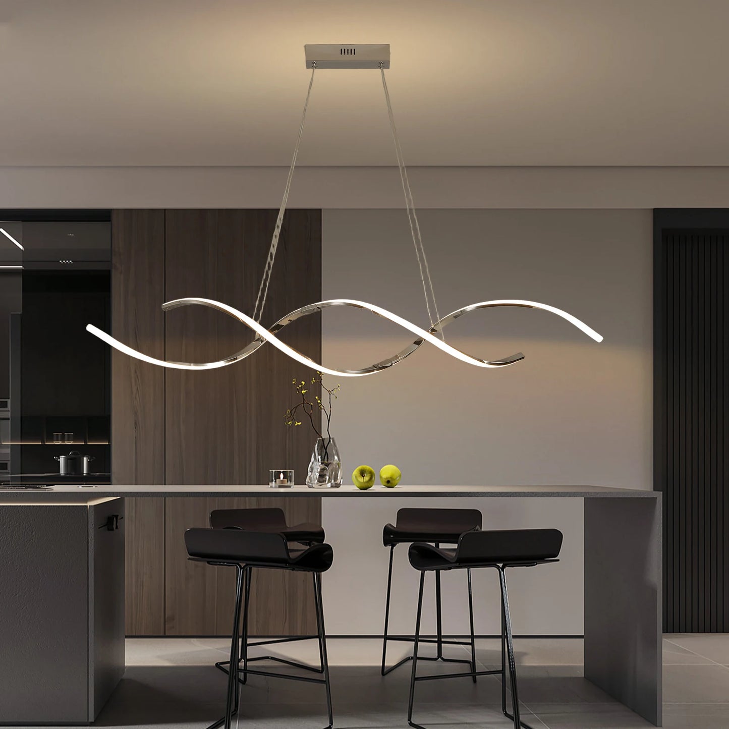 Pendant Lights Modern Simple Dining Room Lights For Kitchen Long Chandelier Living Room Pendant Lamp Home Decoration Lighting