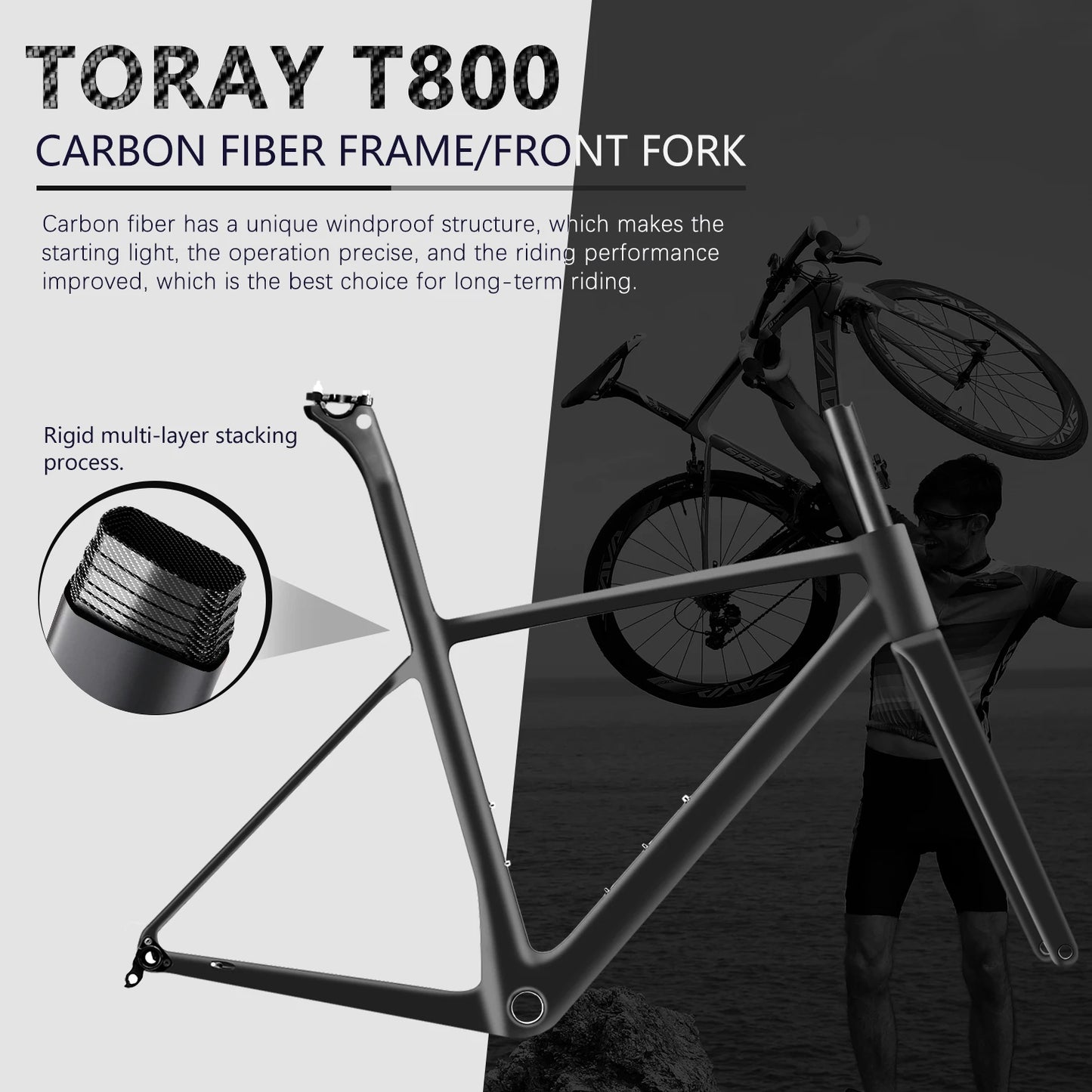 SAVA R09 Carbon Fiber Road Bike 700C Racing Road Bike Adult Bicycle Carbon Fiber Frame Bicycle With Shimano 22 Speed Groups
