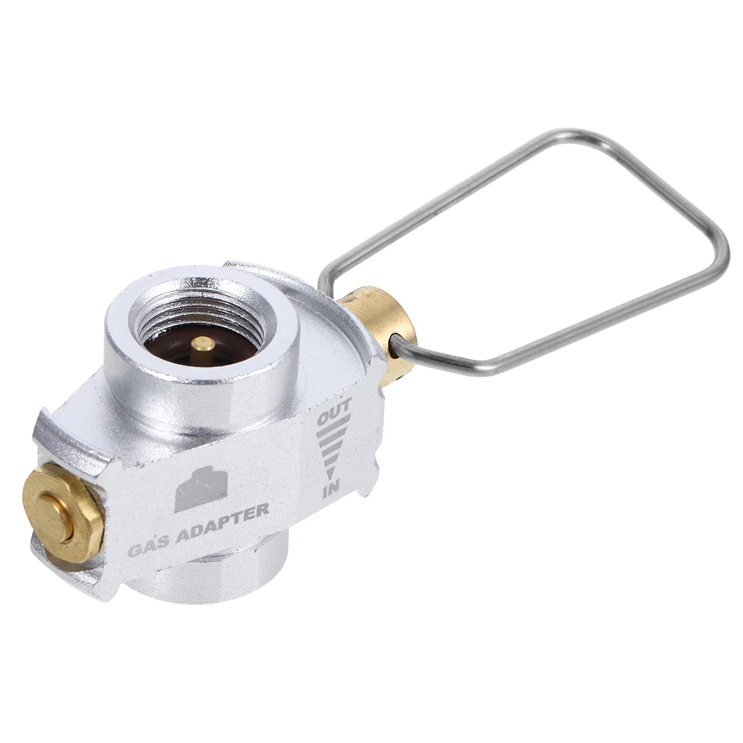 Flat Tank Adapter Gas Canister Propane Bottle Refill Valve Camping Stove Fuel Transfer Outdoor Cooking BBQ Accessories Kitchen