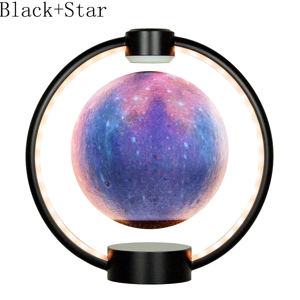 Maglev Moon Light Rotatable with Bluetooth Speaker Remote Control DC Powered Floating Moon Light for Bedside and Music Playing