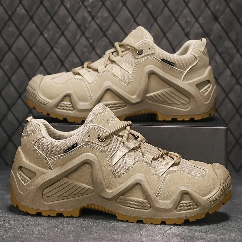 Mens Field Hunting Climbing Hiking Shoes Outdoor Combat Tactical Desert Boots Male Training Waterproof Sports Shoes Zapatos