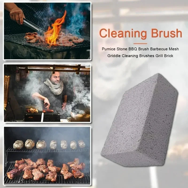 1-10PCS Barbecue Grill Cleaning Brick Grill Foam Glass Cleaning Stone Pumice Stone Brick Grill Outdoor Kitchen Grill Tools