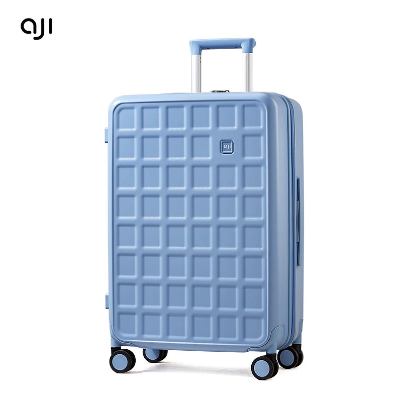 Aji 2025 Women Suitcases On Wheels 20 24 26 Inch Large Capacity Travel Suitcase Pc TSA Lock Handle Carry On Luggage For Men