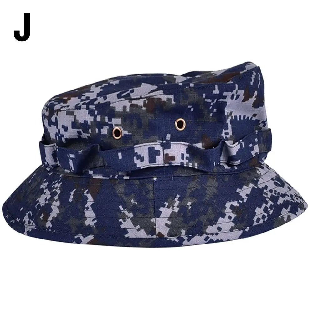 2025 New Style Bucket Hat Boonie Hunting Outdoor Wide Brim Sun Men Cap Tactics Fishing Bucket Hat Cowboy Cap